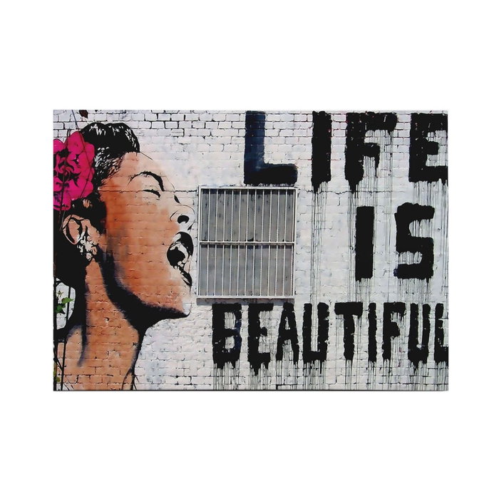 Wallity Lienzo Decorativo Banksy WY132 50 x 70 cm Wallity Lienzo Decorativo Banksy WY132 50 x 70 cm
